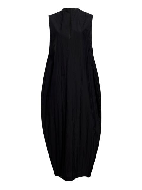 Blanche Silk Cocoon Maxi Dress black