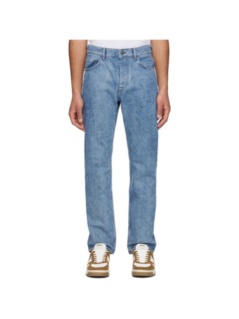 BOSS Blue Relaxed-Fit Jeans