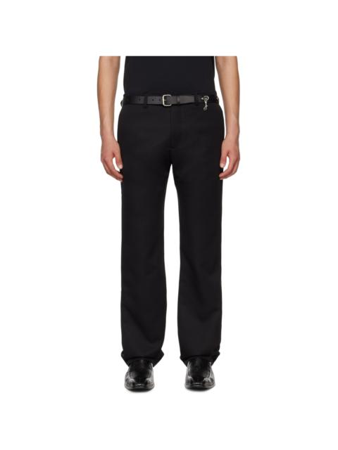 Martine Rose Black Bumster Tailored Trousers