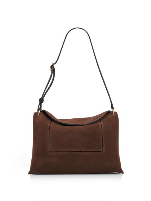 WANDLER Women's Penelope Slouch Suede Shoulder Bag - Palissander Suede