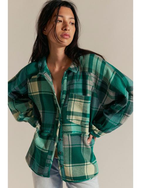 FREE PEOPLE We The Free Cozy In Plaid Shirt