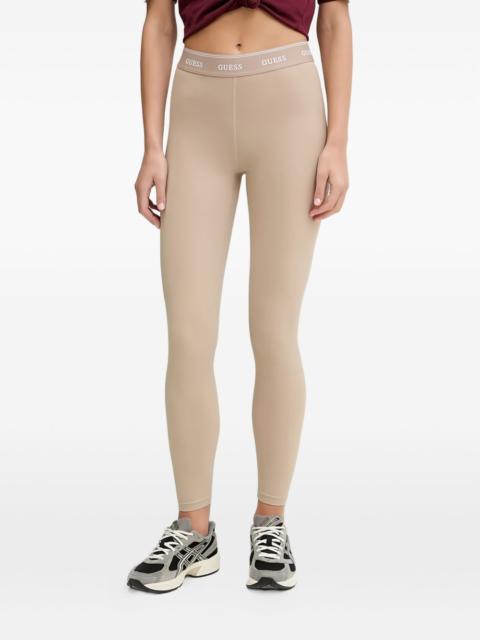 GUESS USA Alba logo-waistband leggings