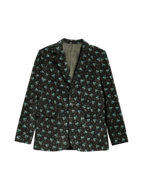 BODE Chicory Floral Cotton Corduroy Suit Jacket