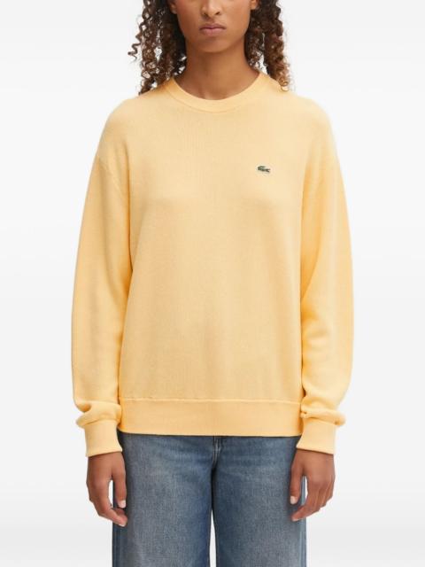 LACOSTE logo crew-neck sweater