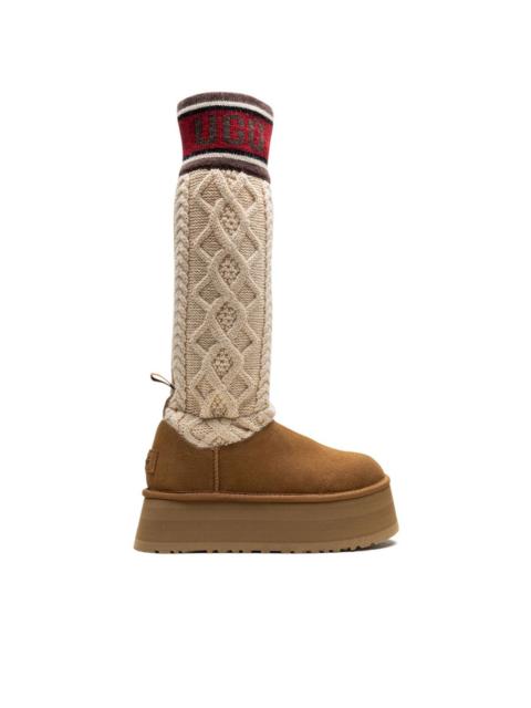 UGG Classic Sweater Letter "Chestnut" boots