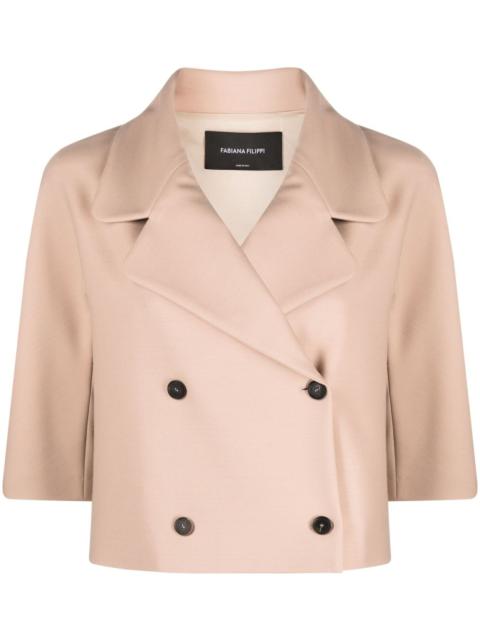 FABIANA FILIPPI double-breasted cropped jacket
