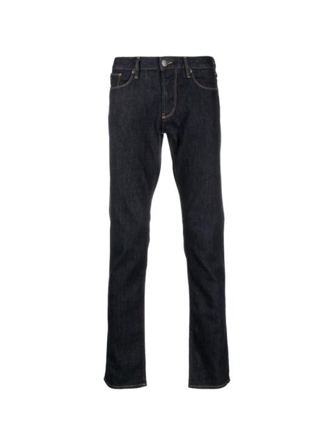EMPORIO ARMANI mid-rise slim-fit jeans