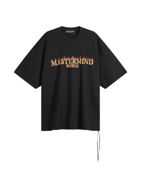 MASTERMIND WORLD MASTERMIND WORLD Skull On Fire Short Sleeve T-Shirt