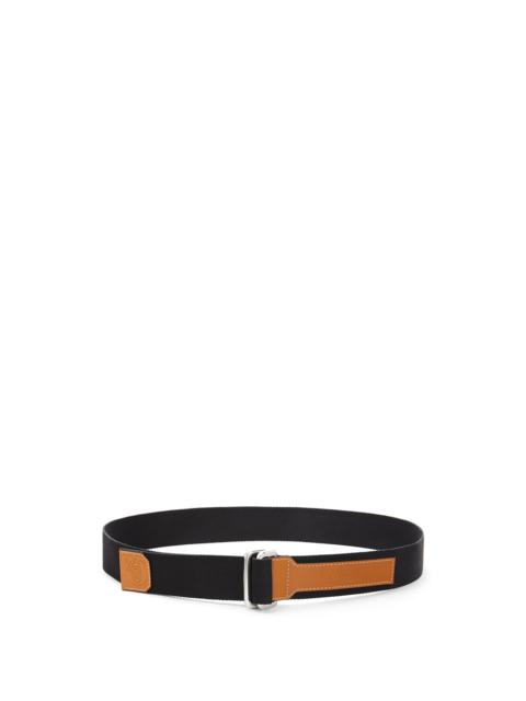Loewe Belt in recycled canvas and calfskin