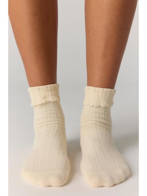 FREE PEOPLE Heirloom Vintage Ruffle Socks