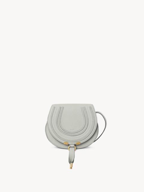 SMALL MARCIE SADDLE BAG IN GRAINED LEATHER