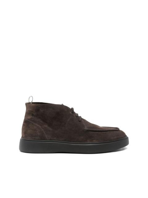 OFFICINE CREATIVE suede lace-up boots