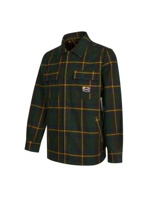 Vans Men's Vans Contrasting Colors Plaid Jacket Green VN0A5H8BPP0