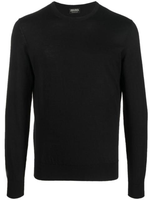 ZEGNA Black Knitted Sweater