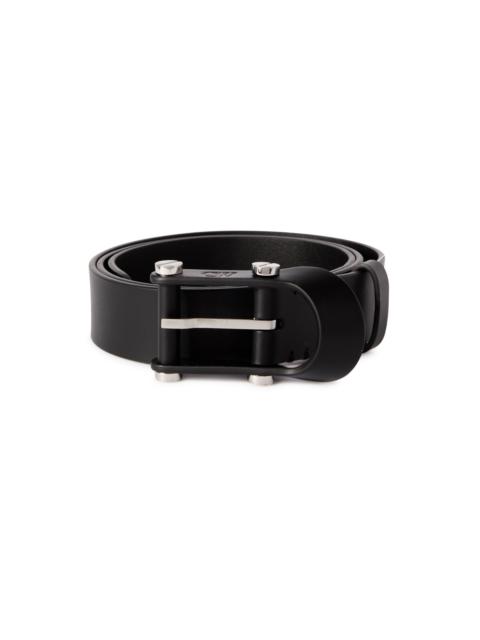 Off-White Leather Buckle Belt H35