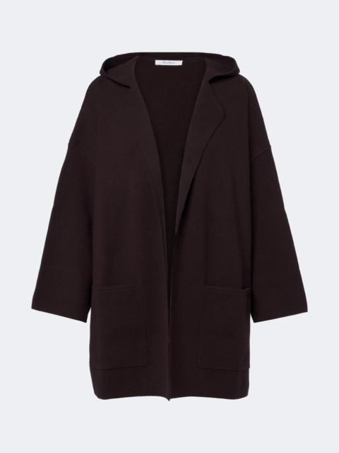 Max Mara Hooded wool and cashmere cardigan