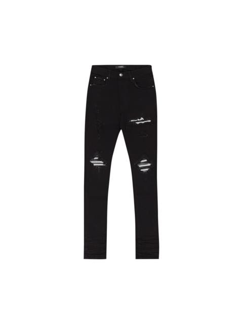 Amiri MX1 Skinny Jeans 'Black/Silver'