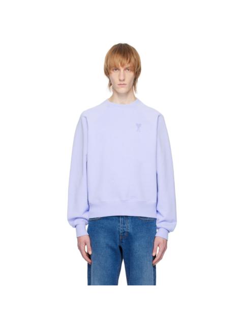 AMI Paris Blue Ami de Cœur Sweatshirt