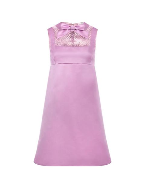 NINA RICCI Satin trapeze dress