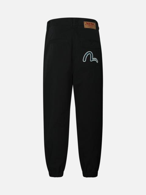 LOGO AND SEAGULL PATCHWORK APPLIQUÉ LOOSE FIT JOGGERS