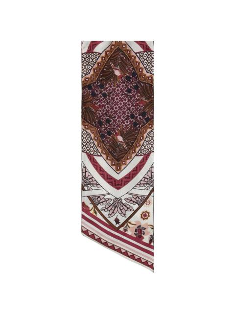 FERRAGAMO Nirvana-print twilly scarf