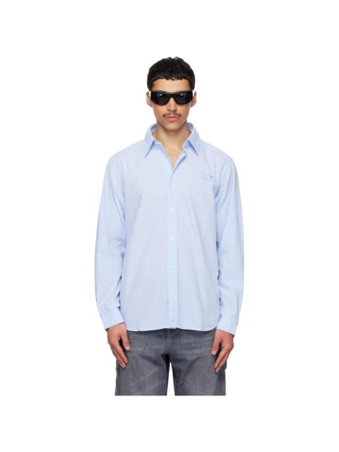 Diesel Blue & White S-Simply-Bkbz Shirt