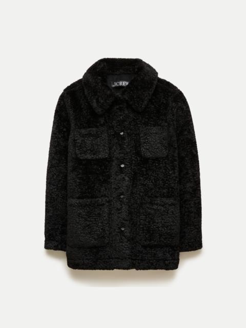 J.CREW Women's 1986 Barn Jacket™ in faux shearling