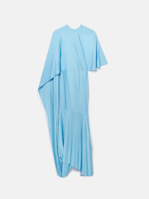 Asymmetric Cape Sleeve Dress