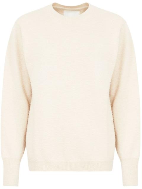 Maison Margiela crew-neck cashmere-cotton jumper