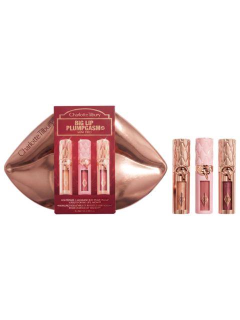 Charlotte Tilbury Mini Big Lip Plumpgasm Plumping Lip Gloss Trio Makeup Gift Set