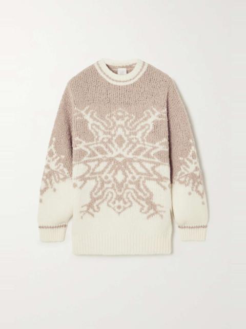 Janita wool-blend intarsia sweater