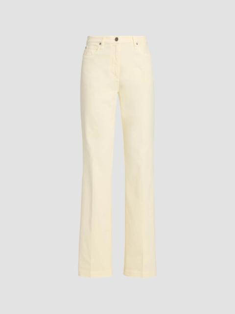 Etro Women's Stretch Cotton Bootcut Pants - Yellow