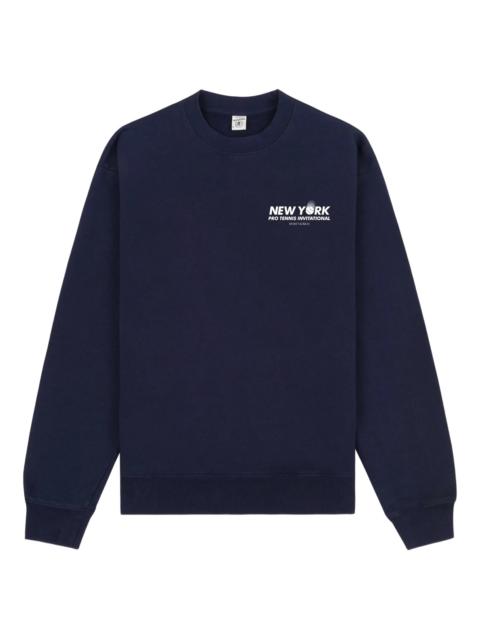 Sporty & Rich Sporty & Rich Text-print Crew-neck Sweater