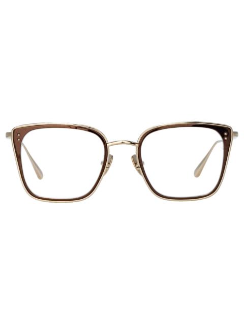 HANS SQUARE OPTICAL FRAME IN LIGHT GOLD