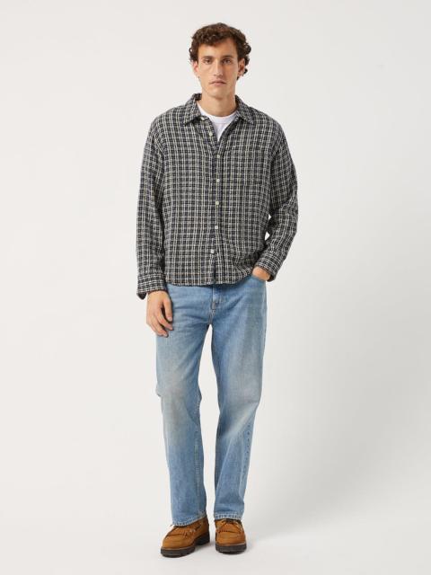 Corridor REVERSE TWEED SNOW CHECK - BLUE