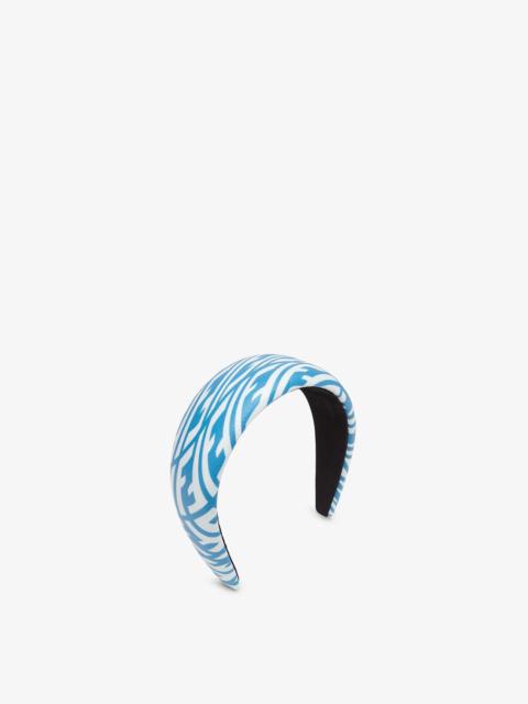 FENDI Light blue canvas hairband
