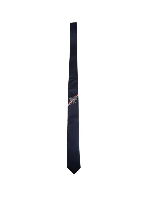 Thom Browne Rwb Tennis Icon Jacquard Tie