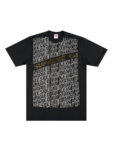 Supreme Supreme Respected Tee 'Black'