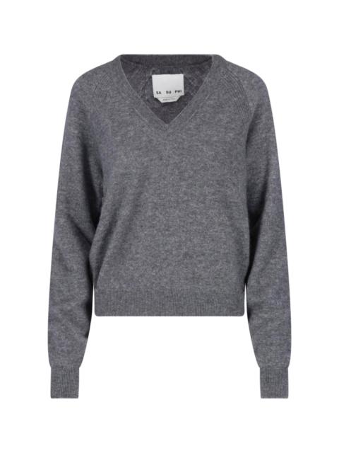 SA SU PHI CASHMERE AND SILK SWEATER