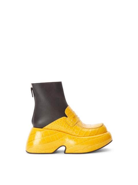Loewe Wedge loafer boot in calfskin
