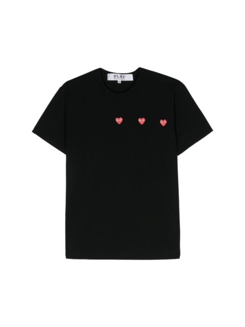 heart-print cotton T-shirt