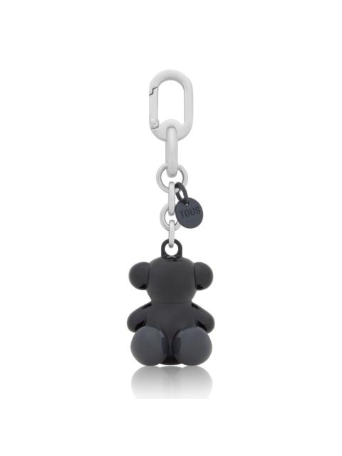 TOUS Black metal Key ring Bold Bear