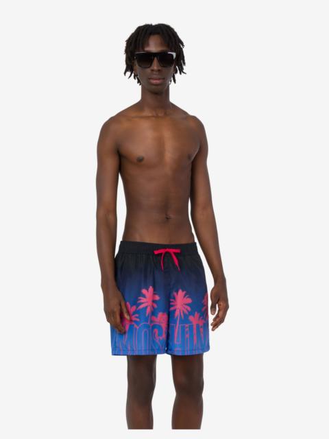 Moschino PRINTED NYLON SWIM BRIEFS