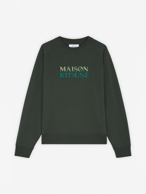 Maison Kitsuné GRADIENT MAISON KITSUNE OVERSIZE SWEATSHIRT