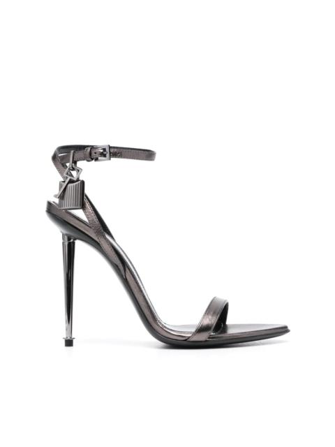 Padlock 120mm leather sandals