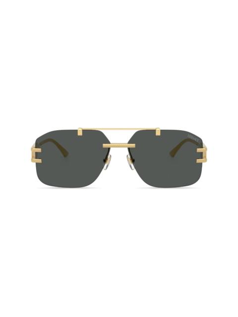 VERSACE pilot-frame sunglasses
