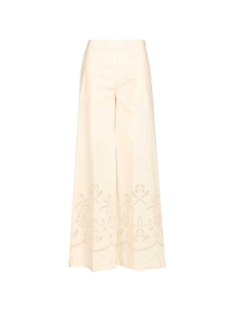 forte_forte embroidery cropped trousers
