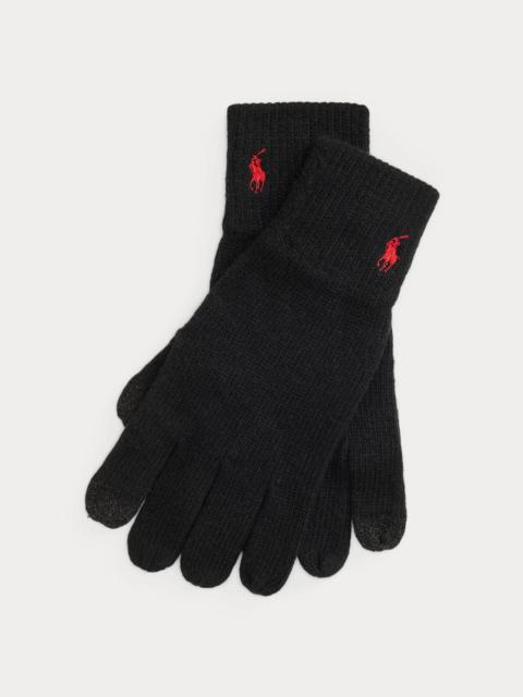 Polo Ralph Lauren Signature Pony Knit Touch Gloves