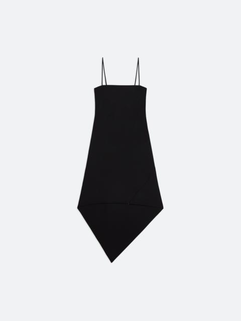 Helmut Lang WOOL SCARF HEM DRESS