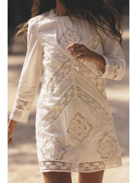 FREE PEOPLE Sentimental Melody Lace Mini Dress